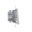 Two-way switch with LED illumination without pictogram - separate backlight for each key, (module), Simon 24, IP20, 10AX, black matt thumbnail 1