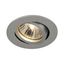 NEW TRIA 68 GU10 ROUND downlight, alu brushed, max. 50W, incl. clip springs thumbnail 1