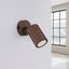Wall lamp KARBON brown with a switch thumbnail 6