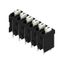 Printed circuit board terminals, 5.00 mm, Number of poles: 6, 180°, Solder pin length (l): 3.5 mm, black, PUSH IN with actuator, Clamping range, max. : 1.5 mm², Tube thumbnail 4