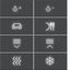 KNX pushbutton cover, 8-position, with backlight, A.x/C.x, matte black thumbnail 1