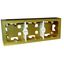 LOGUS 90 SERIES TRIPLE SURFACE MOUNT BOX GOLD thumbnail 2