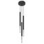 MOSAIC HANGING LAMP 3P BLACK/CHROME G9 3X40W IP20 thumbnail 1