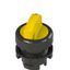 Long handle selector, 2 positions yellow with marking thumbnail 1