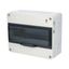 FLATBOX 5913 cabinet, 13TE, 220x270x121mm, transparent plastic door, IP65 thumbnail 1