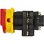 P1-32/EA/SVB/N Main switch, P1, 32 A, flush mounting, 3 pole + N, Emergency switching off function, With red rotary handle and yellow locking ring, Lockable in the 0 thumbnail 22