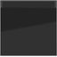 Single rocker, text field, A.x/C.x, night black glossy thumbnail 1
