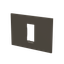 Frame 1 module - Niessen logo - Anthracite thumbnail 2