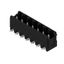 PCB plug-in connector, male header, Dovetails for fixing blocks, THT solder connection, 5.08 mm, Number of poles: 7, 90°, Solder pin length (l): 3.2 mm, tinned, black, Box thumbnail 2