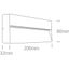 ANTHRACITE WALL LIGHT 6W CCTV IP65 DARK LIGHT 230V thumbnail 2