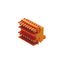 PCB plug-in connector, male header, open side, THT solder connection, 3.50 mm, Number of poles: 42, 90°, Solder pin length (l): 3.2 mm, tinned, orange, Box thumbnail 1
