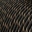 Extra Low Voltage power cable coated in silk effect fabric Vertigo Black and Gold ERM42 thumbnail 2