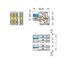 2-conductor female connector Push-in CAGE CLAMP® 2.5 mm² light gray thumbnail 2