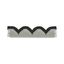 XLST2J4D Bottom/Top coverstrip 105mm long, 75mm blind + 30mm jagged foam gasket, IP20, for 425mm Sectionwidth thumbnail 2