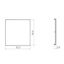KNX pushbutton cover, 1-position, with backlight, A.x/C.x, matte black thumbnail 2