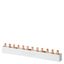Pin busbar 3x 1-phase+AUX, 1016 mm long touch-safe, 18 mm2 without end caps, according to thumbnail 1