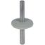Dripping water protective collar plastic grey w. slot D 37mm H 4.7mm b thumbnail 1