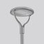 GONIA, 45 W, 3450 lm, 730, silver, DALI Pole top luminaires, D 500 H 5 thumbnail 1