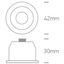 ALUMINIUM COB LED WW 1w/2w 350mA/700mA thumbnail 3