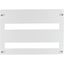 BFZ-FP-2+/66 Front plate 45mm-Device cutout for 33 Module units per row, 2+ rows, white thumbnail 3