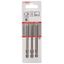 3-piece screwdriver bit set, Extra Hard T20; T25; T30; 89 mm thumbnail 3