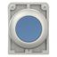 M30C-FDR-B Pushbutton, RMQ-Titan, Flat, maintained, Blue, Blank, Metal bezel thumbnail 3