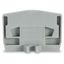 End plate with fixing flange 4 mm thick gray thumbnail 4