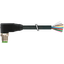 M12 male 90° A-cod. with cable PUR 8x0.25 bk 2.5m thumbnail 2