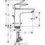 Talis E 110 basin mixer, with pop-up, brushed bronze thumbnail 2