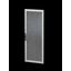 Sheet steel door, one-piece, vented for VX IT, 800x2000 mm, RAL 7035 thumbnail 1