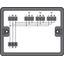Distribution box Single-phase current (230 V) 1 input black thumbnail 2
