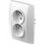 SOCKET FRENCH DOUBLE 2P+E 16A 250V~ PW 4417070 thumbnail 2