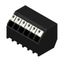 Printed circuit board terminals, 3.50 mm, Number of poles: 6, 135°, Solder pin length (l): 1.5 mm, black, PUSH IN with actuator, Clamping range, max. : 1.5 mm², Tube thumbnail 3