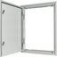 BPA-U-3S-800/17 3-component flush-mounting door frame with door, open air, double-bit lock, IP43, HxW=1760x800mm thumbnail 3