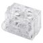 TERMINAL BLOCKS WITH PLATE TIGHTENING - 4X6MMQ - 450V - TRANSPARENT thumbnail 3