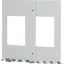 XMIX16W0802C Front cover, 2x IZMX16, withdrawable unit, W=800mm thumbnail 3