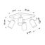 CEILING LAMP RING 4 CHROME GU10 4X40W IP20 thumbnail 3