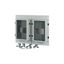 XM2N43W08C-55 Front plate, 2xNZM4, 3p, withdrawable, W=800mm, IP55, grey thumbnail 2