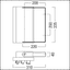 SUSY BRACKET 12/18P 200MM CHMM - Mounting bracket thumbnail 2