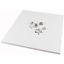 XMC06135 Snap-on cover, closed, HxW=650x1350mm, grey thumbnail 1