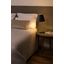 ETERNA CHROME TABLE LAMP BLACK LAMPSHADE thumbnail 2