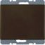 Blind plug centre plate, base + spreader claws, arsys, brown glossy thumbnail 3