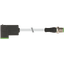 M12 male 0° A-cod. / MSUD valve plug C-8mm PUR 3x0.75 gy 1.2m thumbnail 1