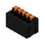 Printed circuit board terminals, 5.08 mm, Number of poles: 5, 180°, Solder pin length (l): 3.5 mm, tinned, black, PUSH IN with actuator, Clamping range, max. : 2.5 mm², Box thumbnail 3