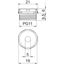 Screw-in nipple open version PG11 Polyethylene Black thumbnail 2