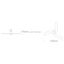 BLACK ABS ROD FAN 45W LED 22W CCTV IP20 230V thumbnail 3