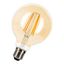 LED Filament G95 E27 240V 8W 2200K Gold Dimm thumbnail 1
