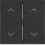 Double seesaw, with printed two arrow symbols, A.x/C.x, matte night black thumbnail 1