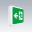 Voy Square 220 P MSW E3D WH SP1-E001-L - LED emergency exit sign thumbnail 2