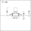 DIAMO MD DEEP SOURCE RING R1 WH WH - Mounting ring thumbnail 2